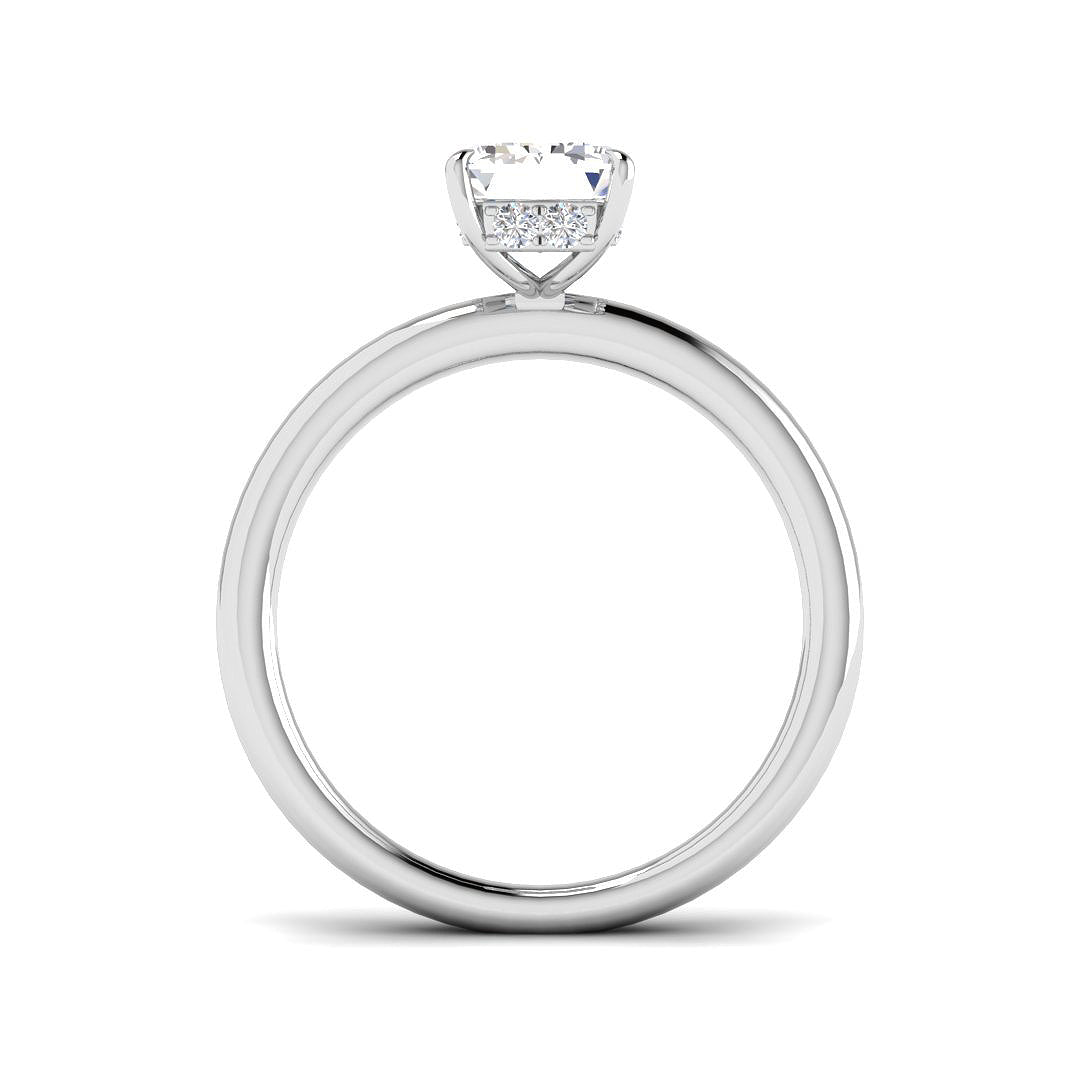 9ct White Gold 2.15ct E VS2 Laboratory Grown CVD Ring