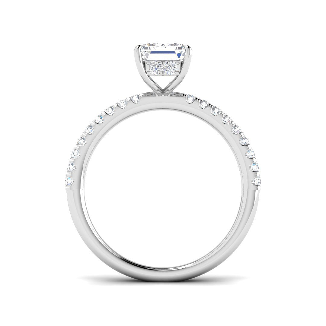 9ct White Gold 2.35ct E VS1 Laboratory Grown CVD Ring
