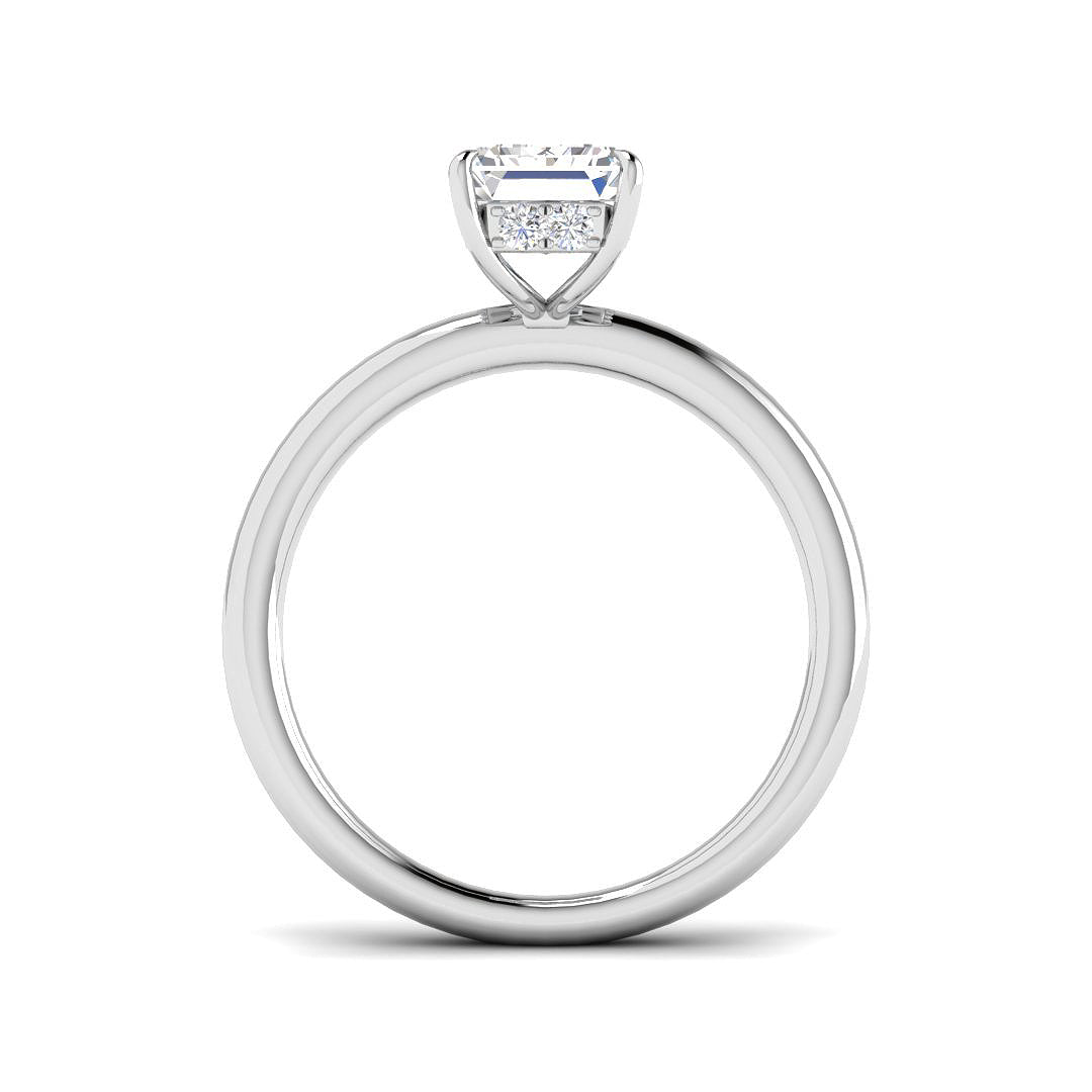 9ct White Gold 2.15ct E VVS2 Laboratory Grown CVD Ring