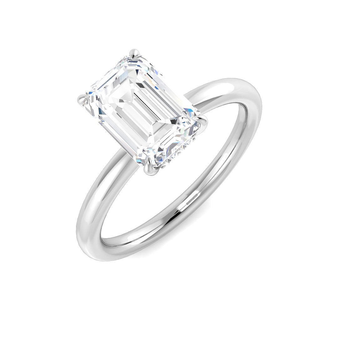 Platinum 2.15ct E VS1 Laboratory Grown CVD Ring