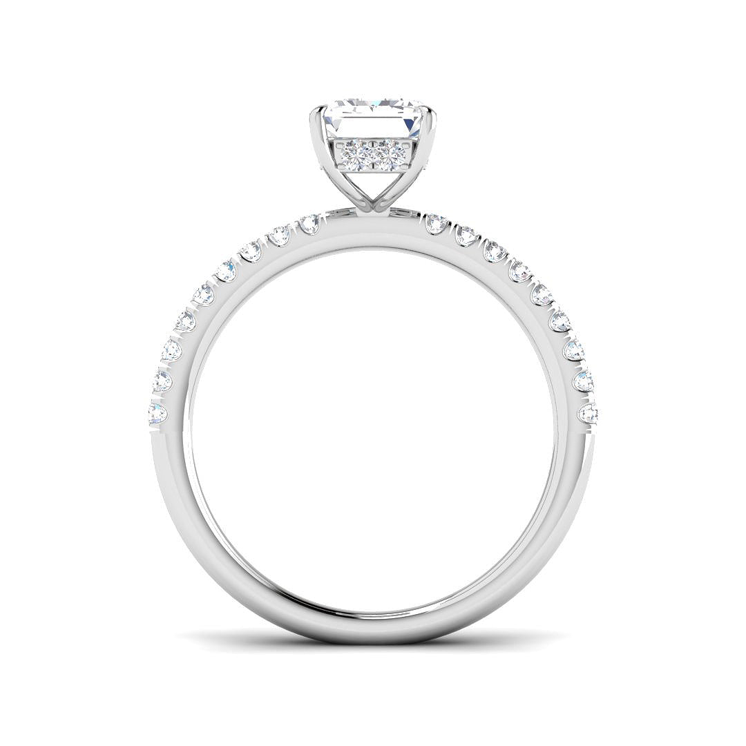 Platinum 2.35ct E VS2 Laboratory Grown CVD Ring