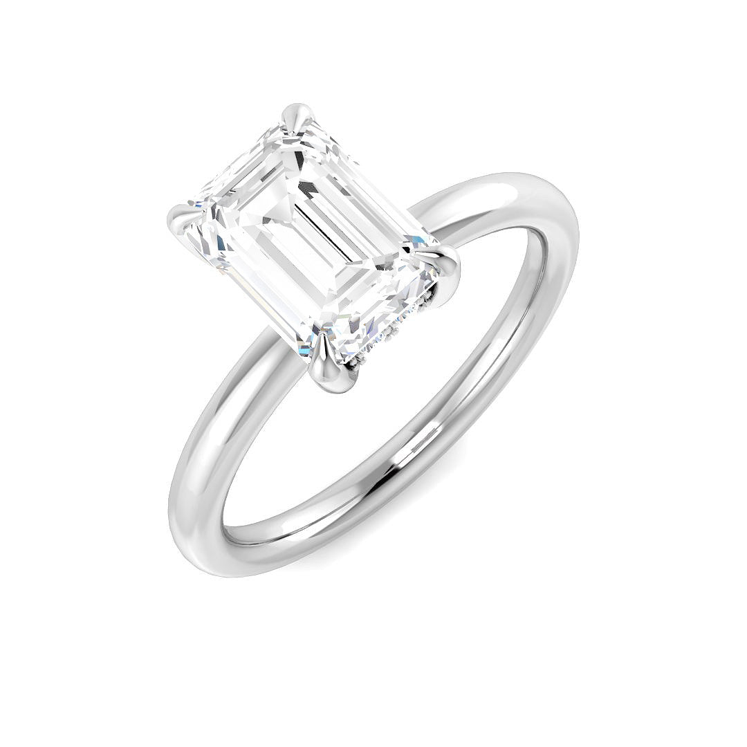 Platinum 2.15ct E VS1 Laboratory Grown CVD Ring