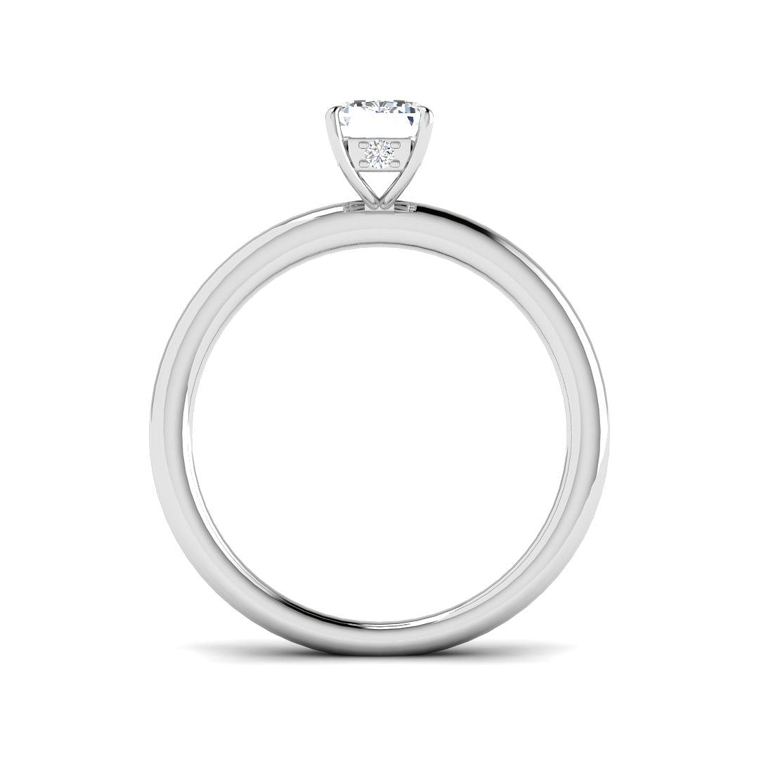 9ct White Gold 1.09ct D VS2 Laboratory Grown CVD Ring