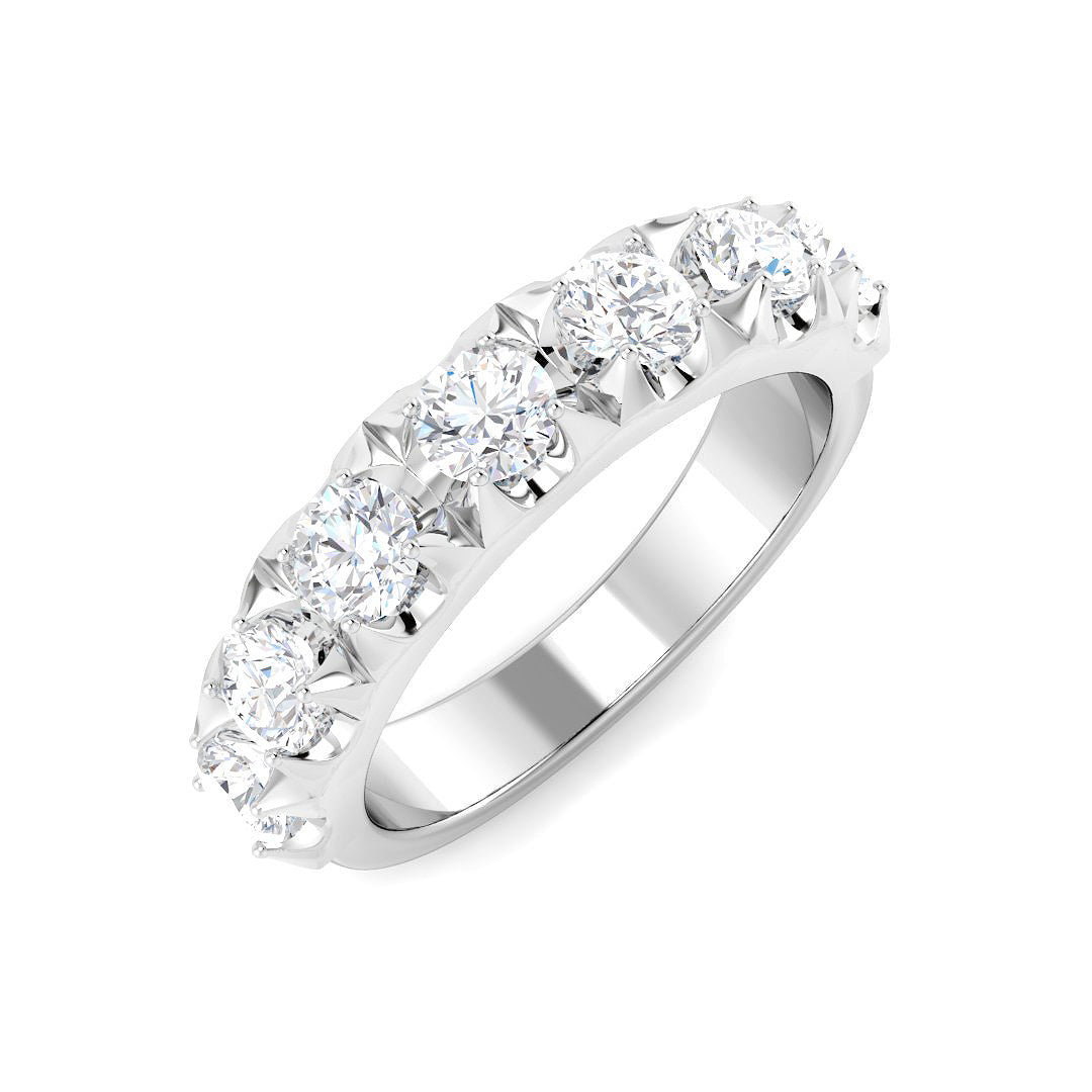 9ct White Gold 0.92ct G SI2 Diamond Ring