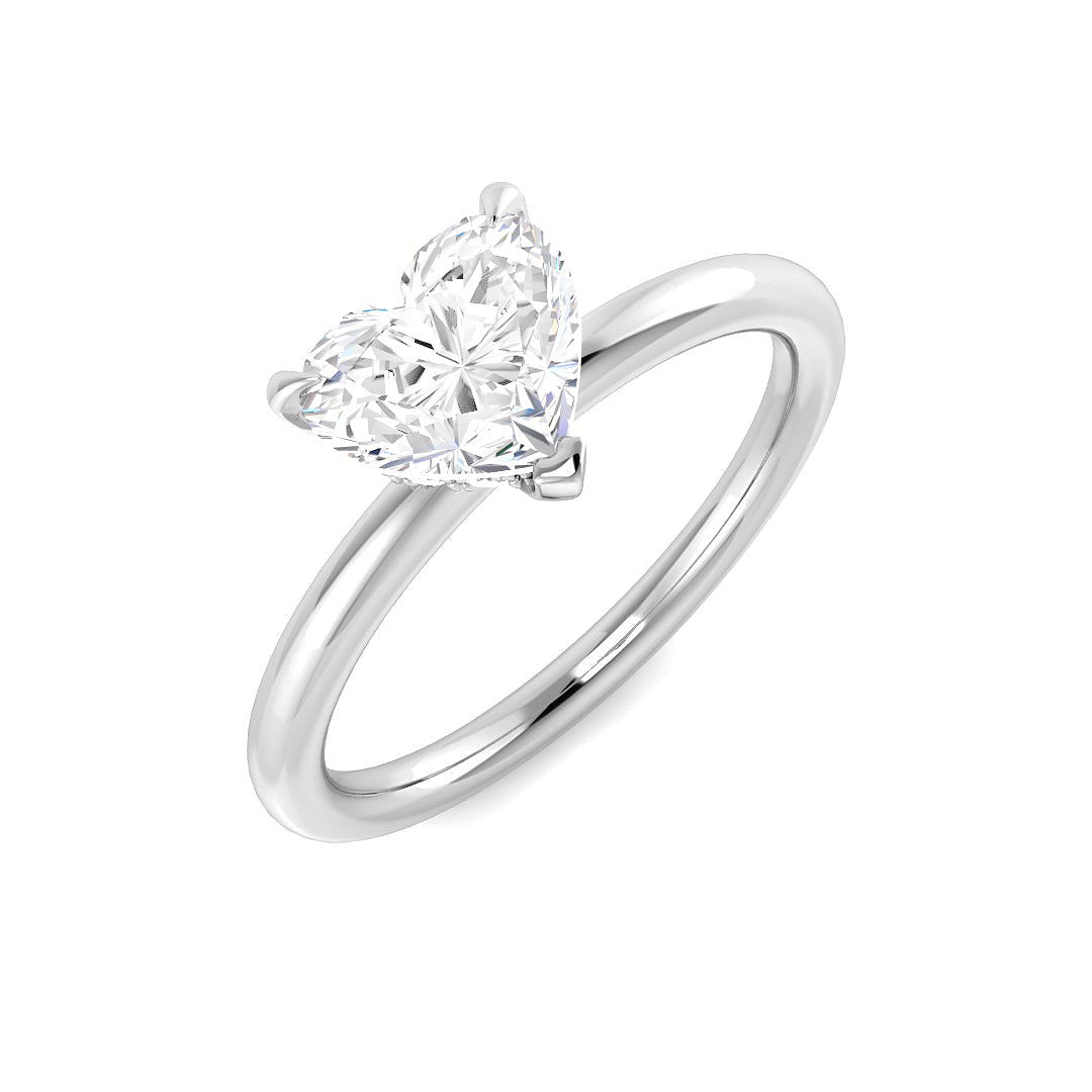 9ct White Gold 1.13ct D VS1 Laboratory Grown CVD Ring