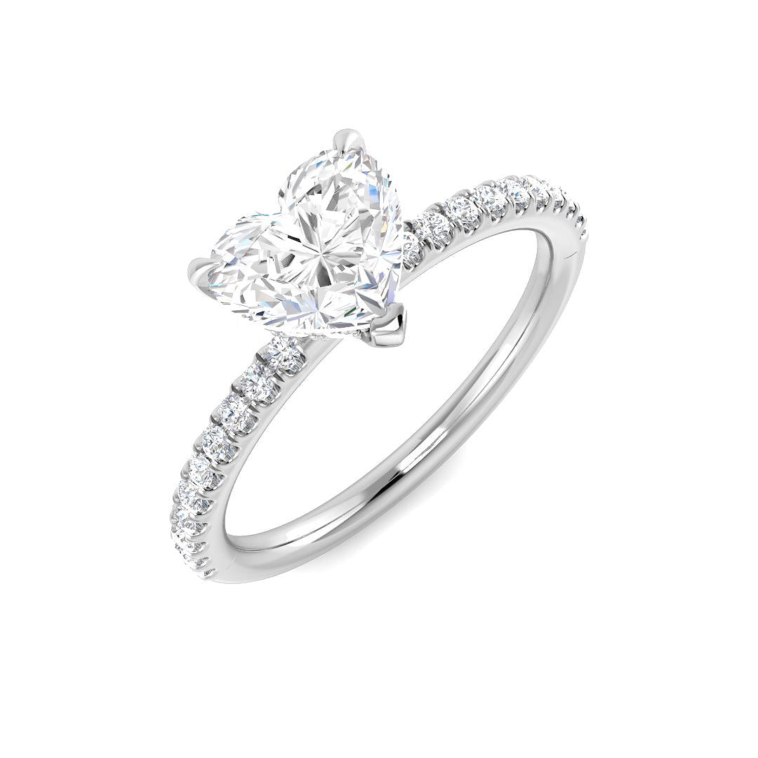 9ct White Gold 1.30ct D VS1 Laboratory Grown CVD Ring