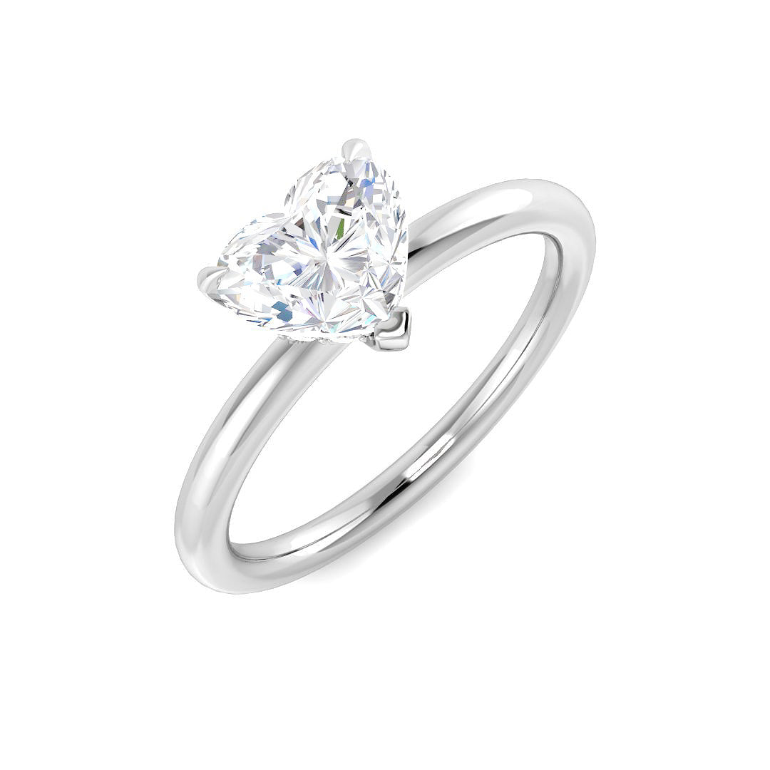 Platinum 1.12ct D VS1 Laboratory Grown CVD Ring