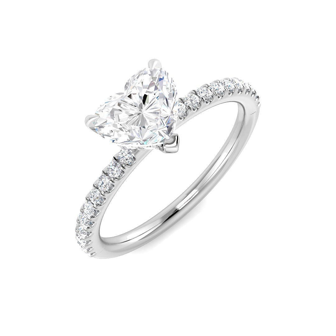 Platinum 1.29ct D VS1 Laboratory Grown CVD Ring