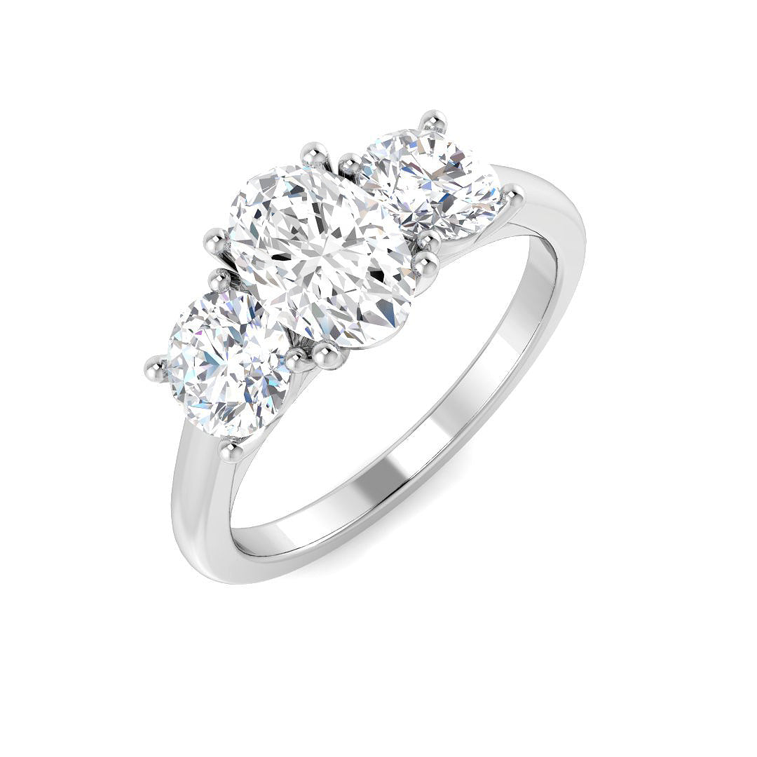 Platinum 1.93ct Laboratory Grown CVD Ring