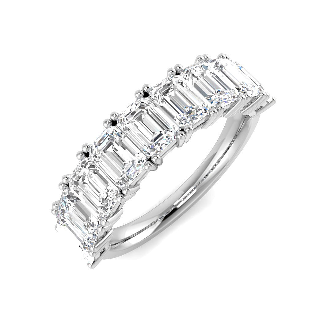 9ct White Gold 3.08ct Laboratory Grown CVD Ring