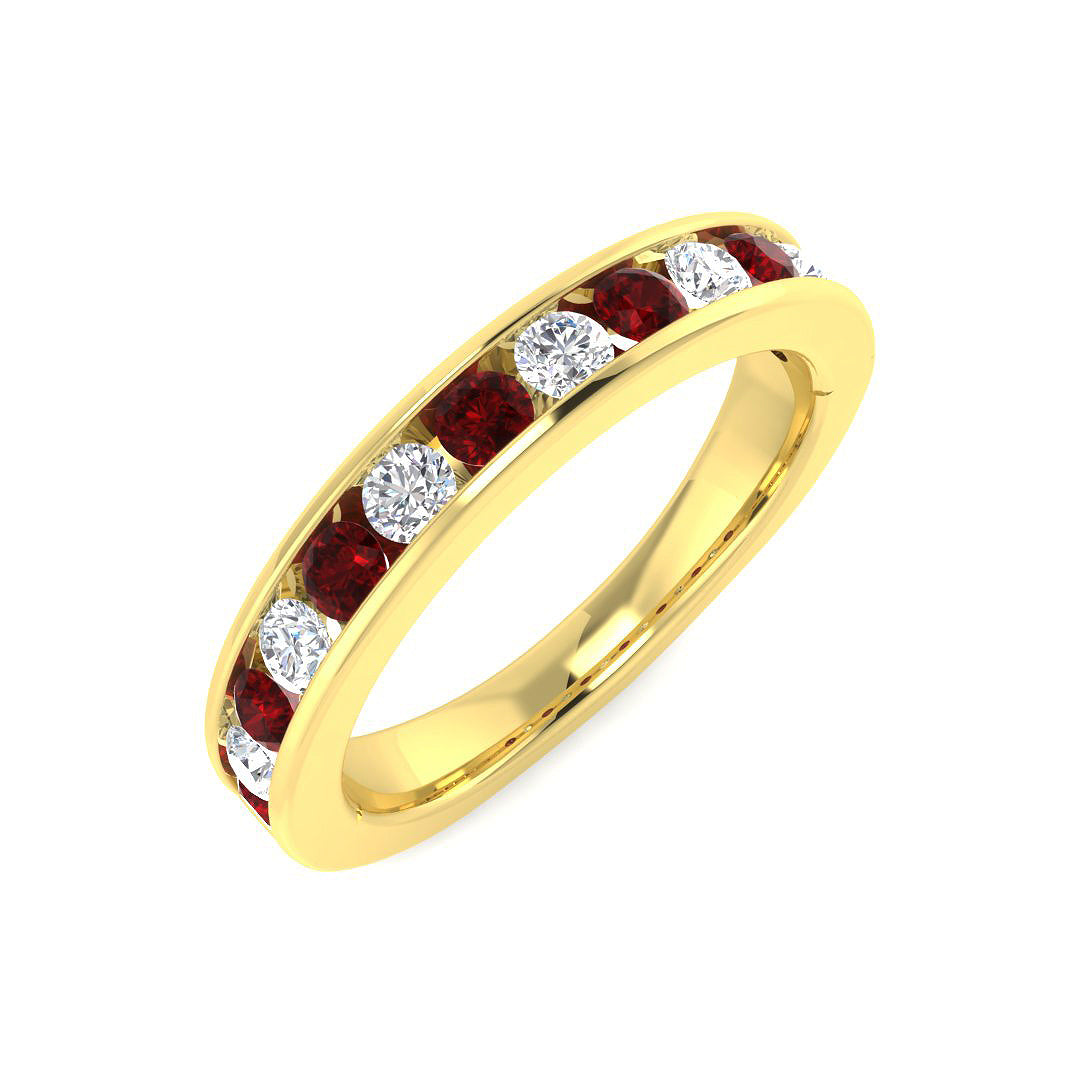 9ct Yellow Gold 0.86ct G SI2 Diamond Ring