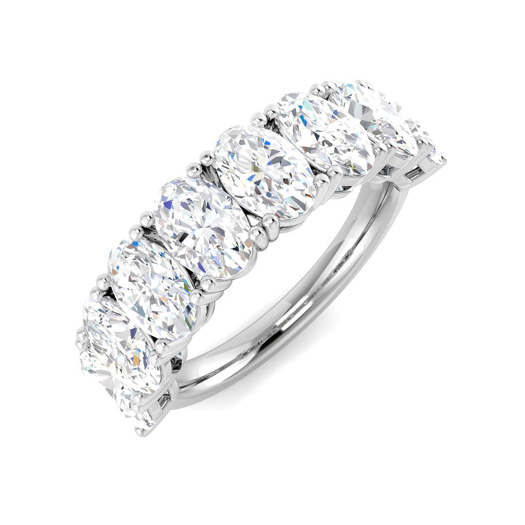 9ct White Gold 3.59ct Laboratory Grown CVD Ring