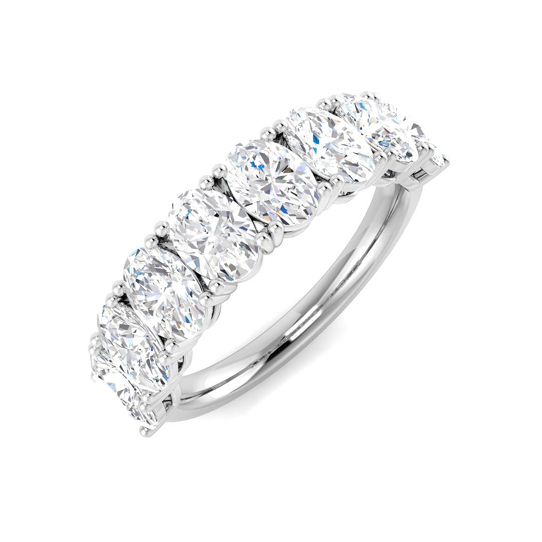 9ct White Gold 2.67ct Laboratory Grown CVD Ring