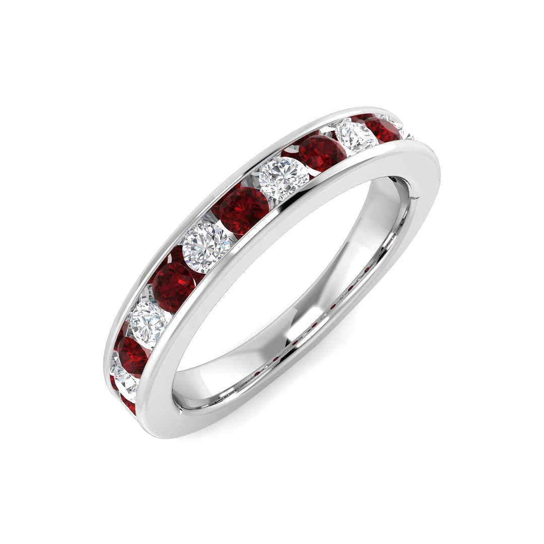 Platinum 0.86ct G SI2 Diamond Ring