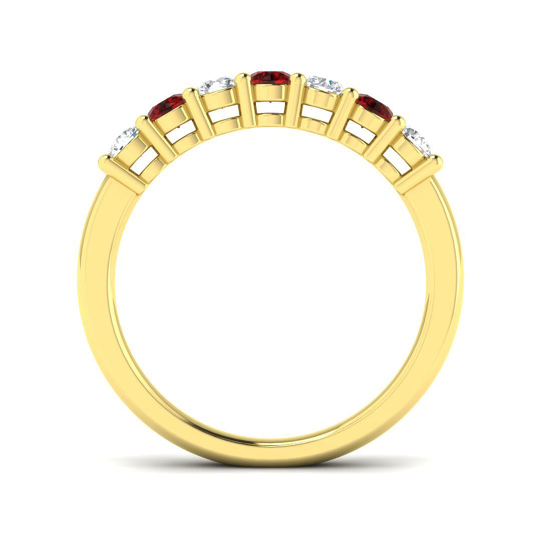9ct Yellow Gold 0.67ct G SI2 Diamond Ring