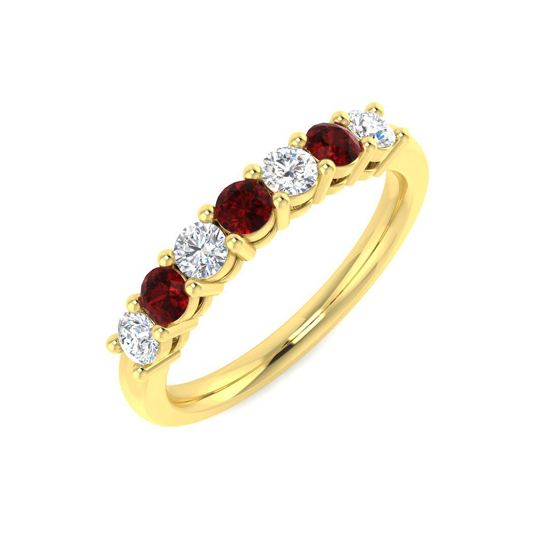 18ct Yellow Gold 0.67ct G SI2 Diamond Ring