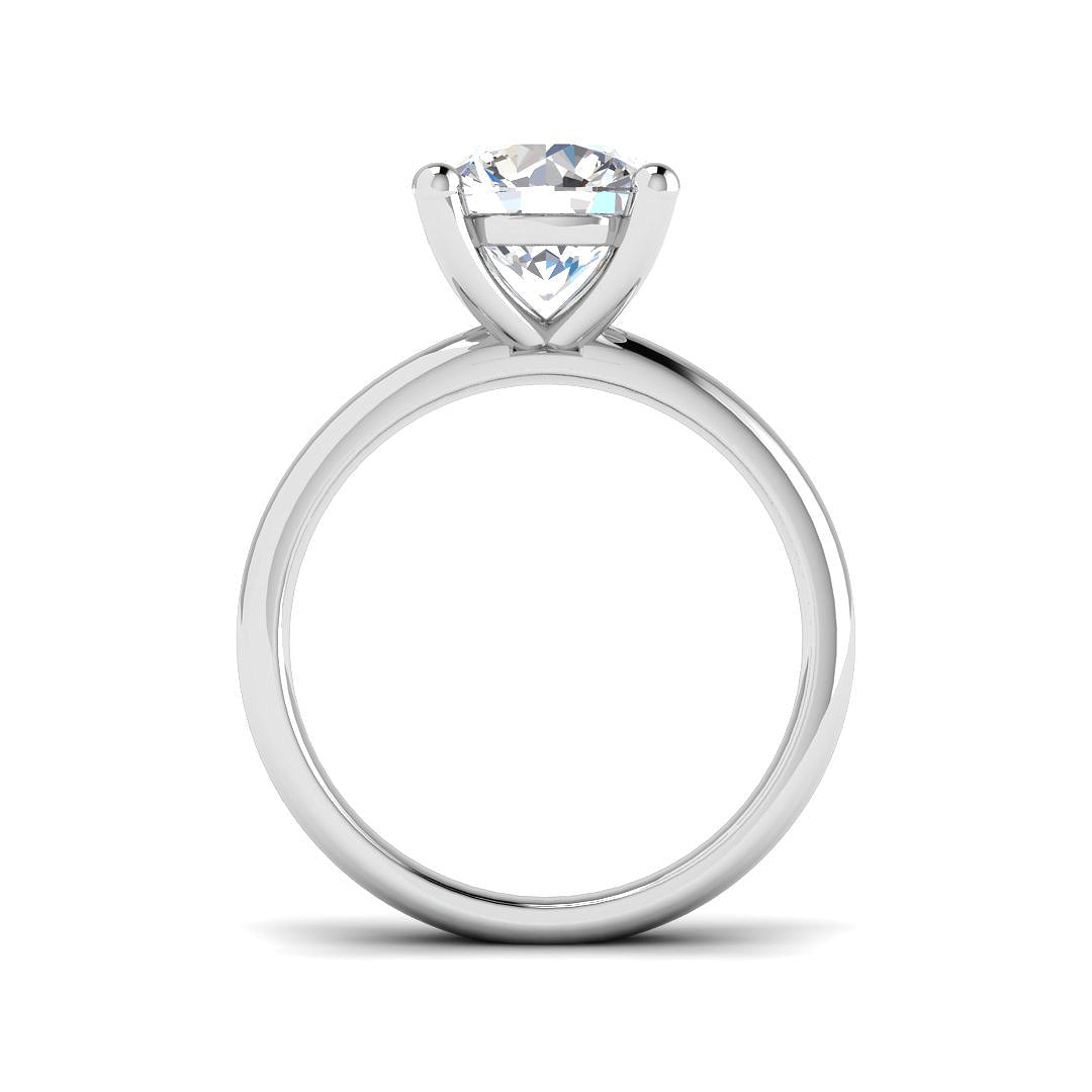 Platinum 2.58ct G I3 Diamond Ring