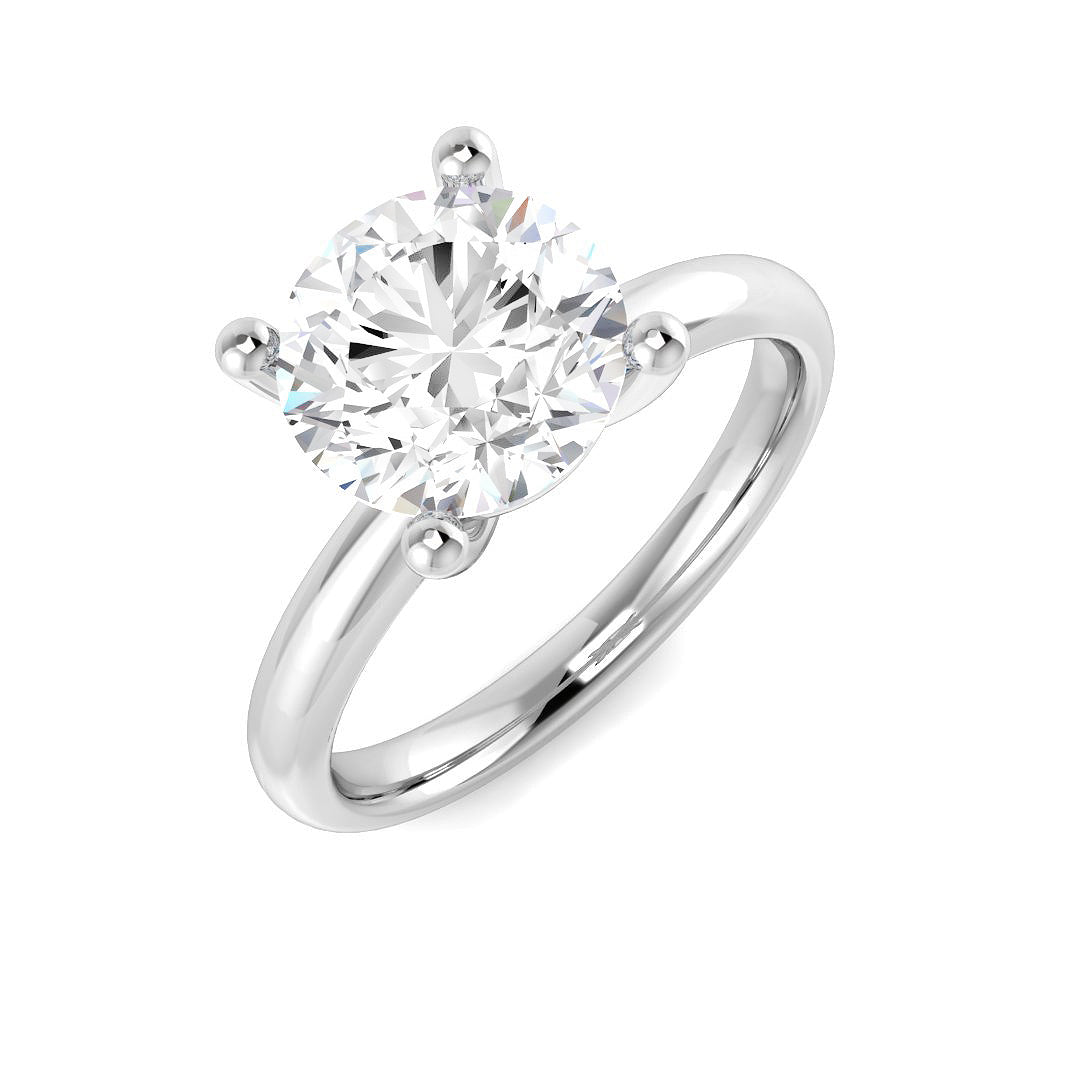 Platinum 2.50ct G I3 Diamond Ring