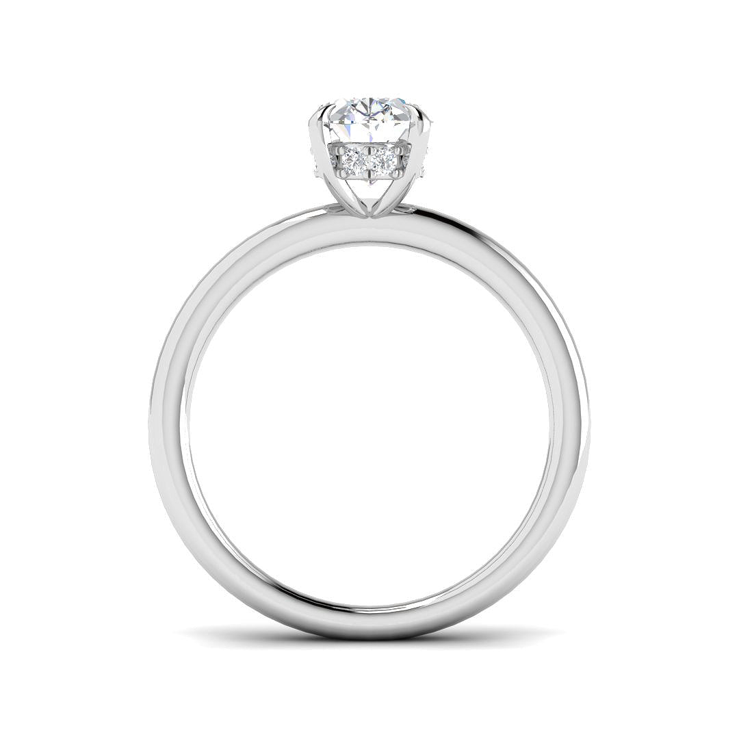 Platinum 1.58ct G SI2 Diamond Ring