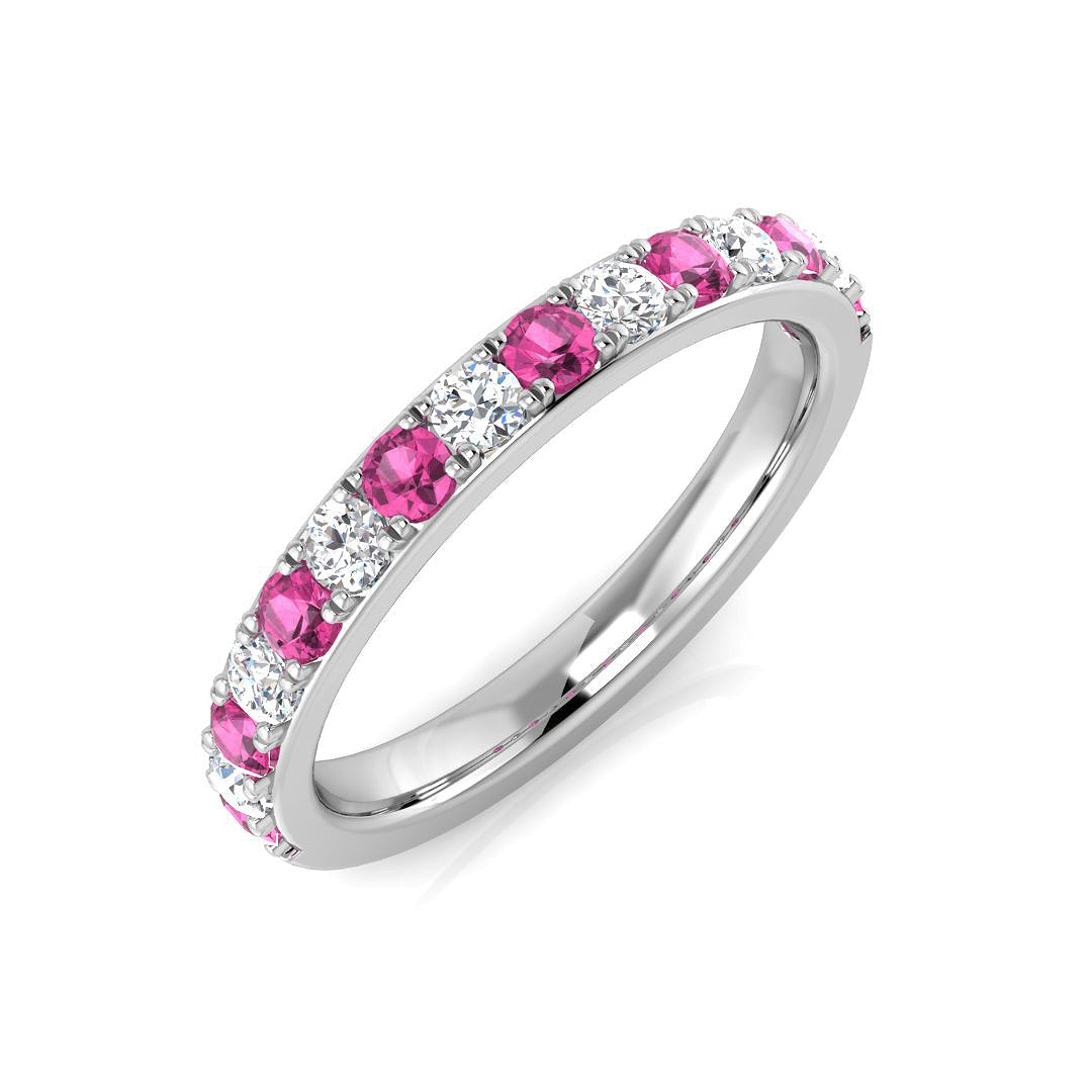 9ct White Gold 0.59ct G SI2 Diamond Ring