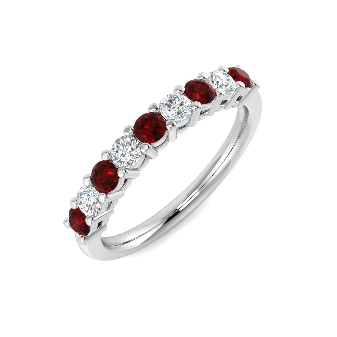 9ct White Gold 0.72ct G SI2 Diamond Ring