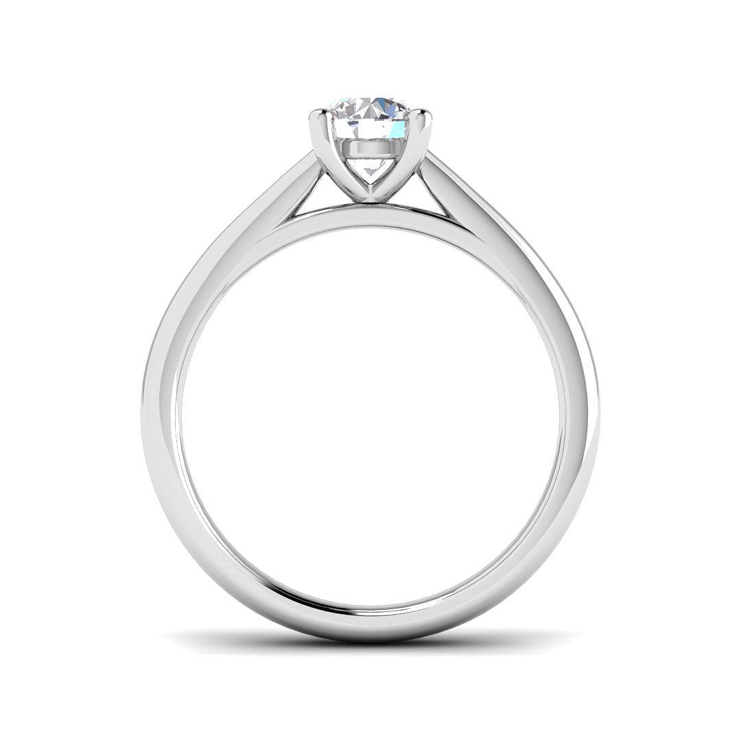Platinum 0.81ct E SI1 Diamond Ring