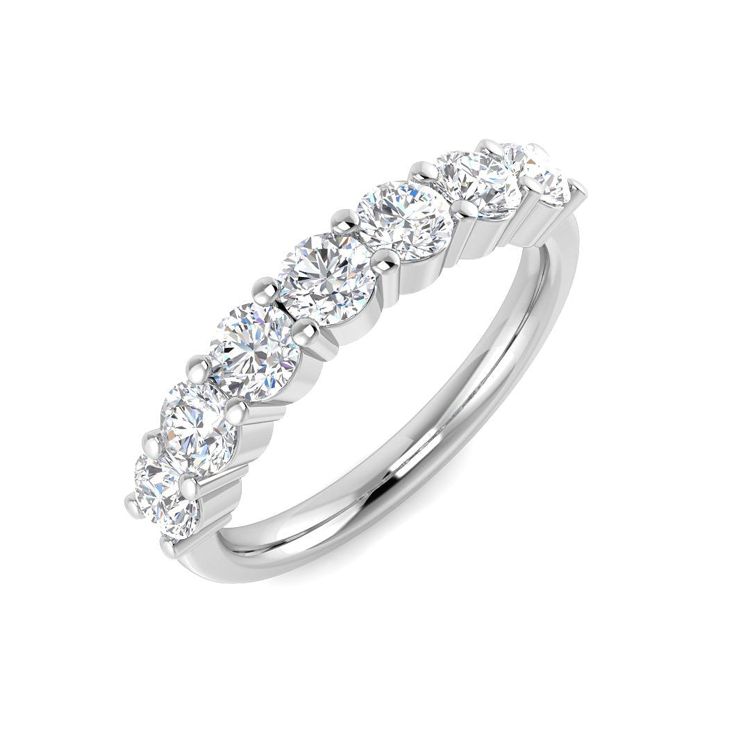 9ct White Gold 1.00ct Laboratory Grown CVD Ring