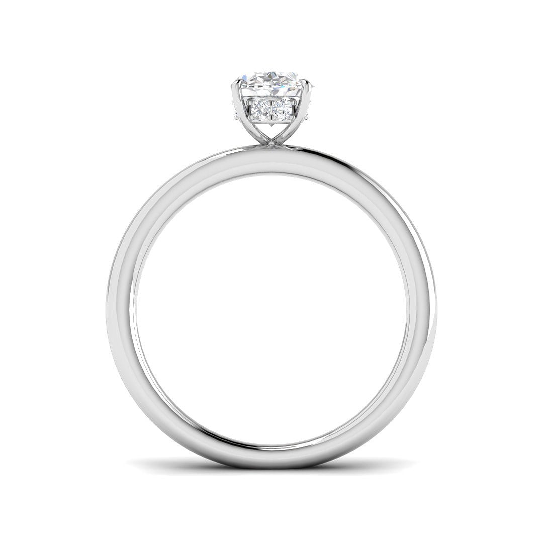 Platinum 1.08ct D SI2 Diamond Ring