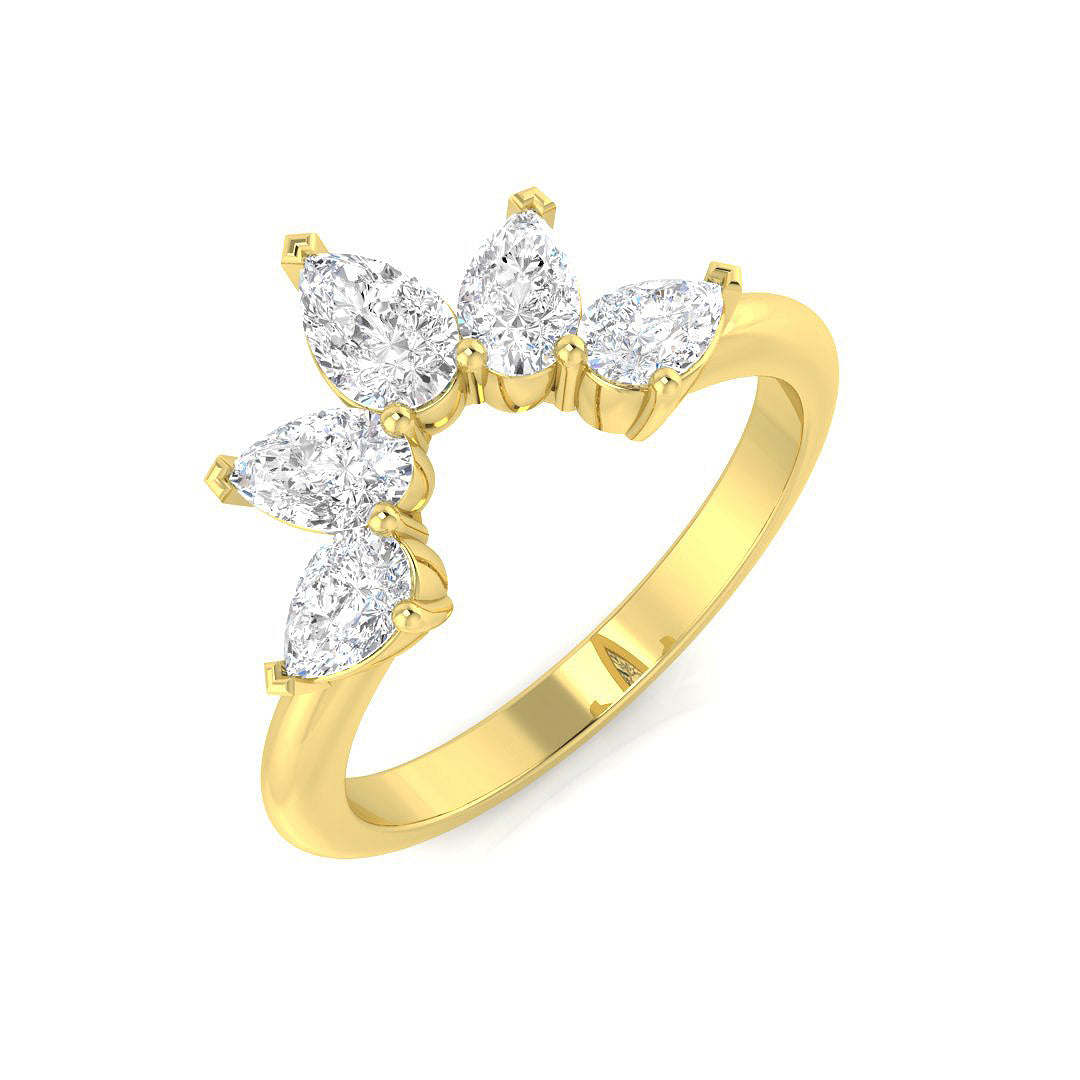 18ct Yellow Gold 0.85ct G SI1 Diamond Ring