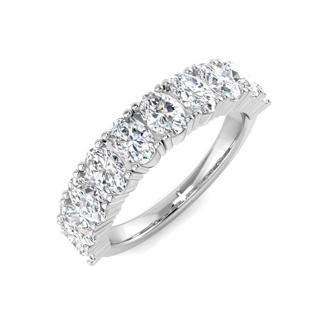 9ct White Gold 1.97ct Laboratory Grown CVD Ring