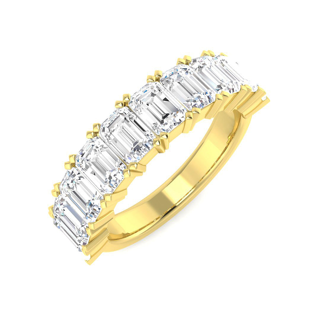 9ct Yellow Gold 3.58ct Laboratory Grown CVD Ring