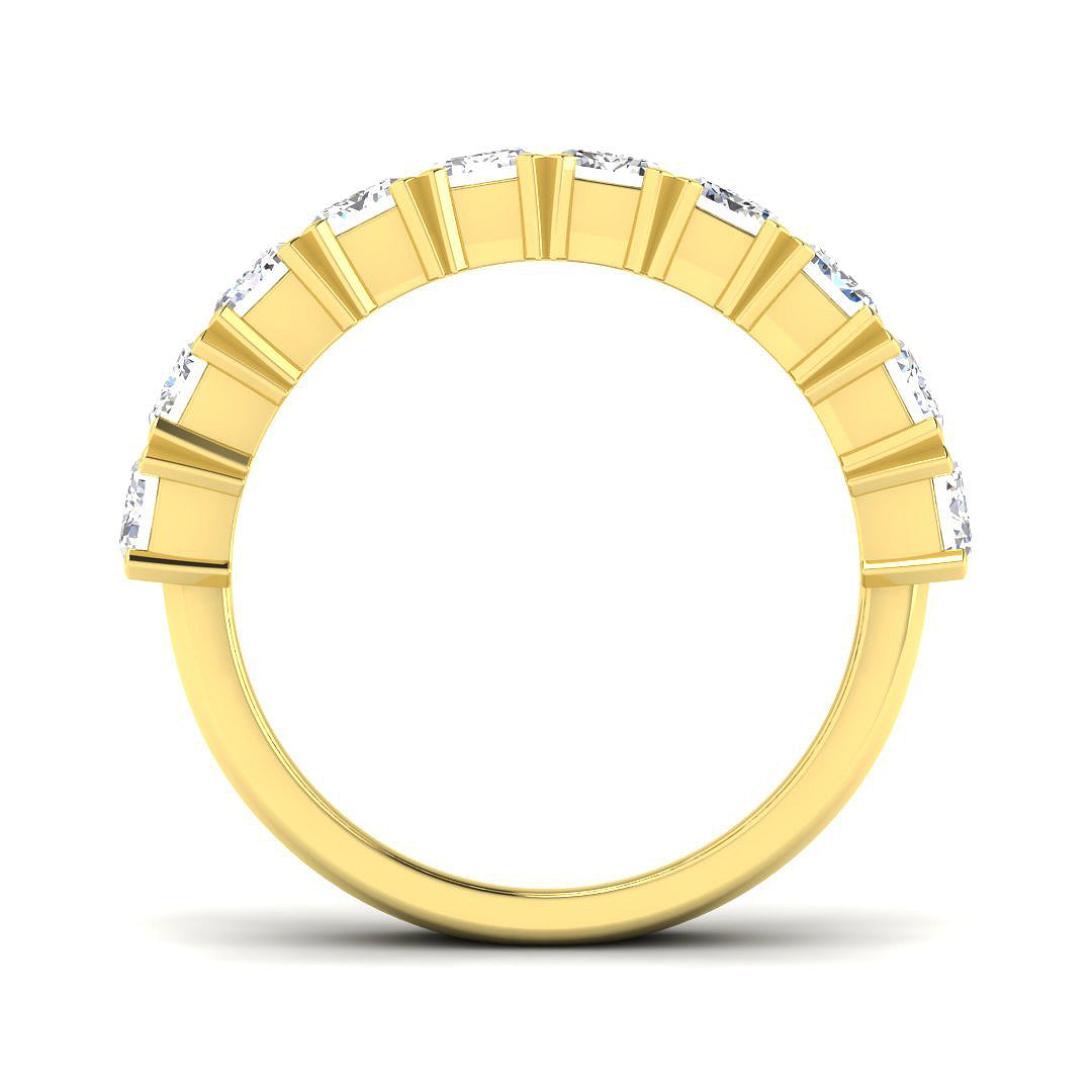 9ct Yellow Gold 3.58ct Laboratory Grown CVD Ring
