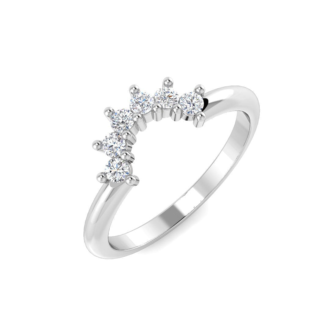 Platinum 0.18ct G SI2 Diamond Ring