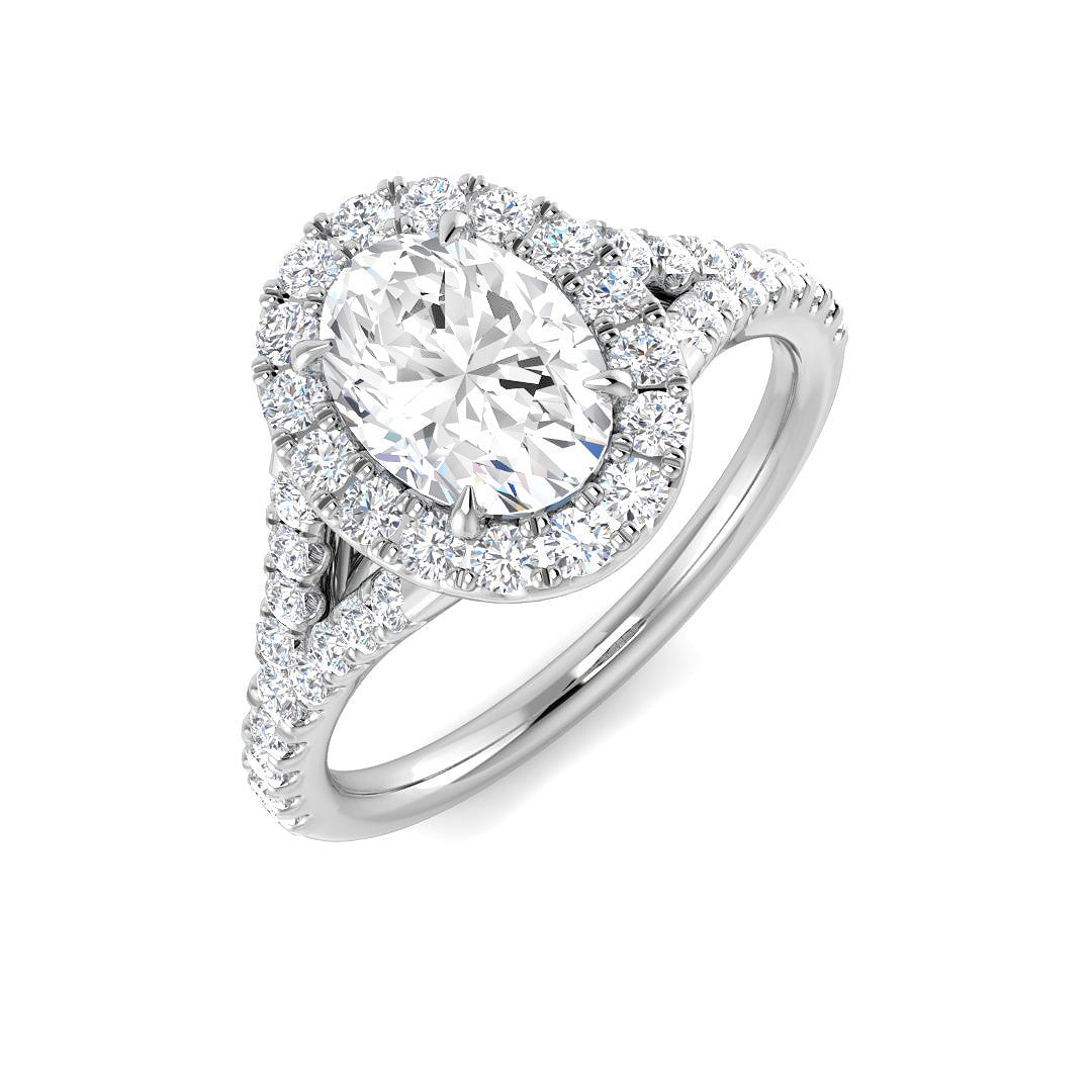 Platinum 1.56ct D VS1 Laboratory Grown CVD Ring