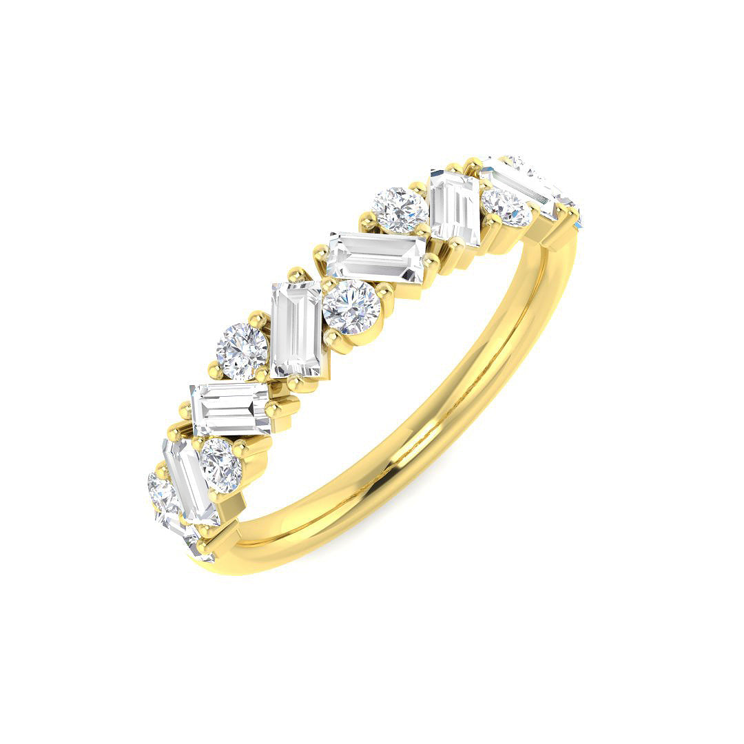18ct Yellow Gold 0.79ct G SI2 Diamond Ring