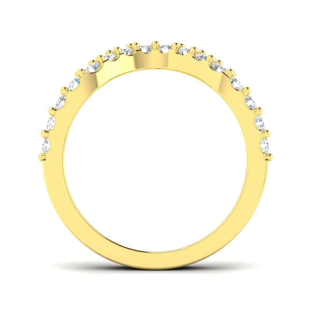 9ct Yellow Gold 0.48ct G SI2 Diamond Ring