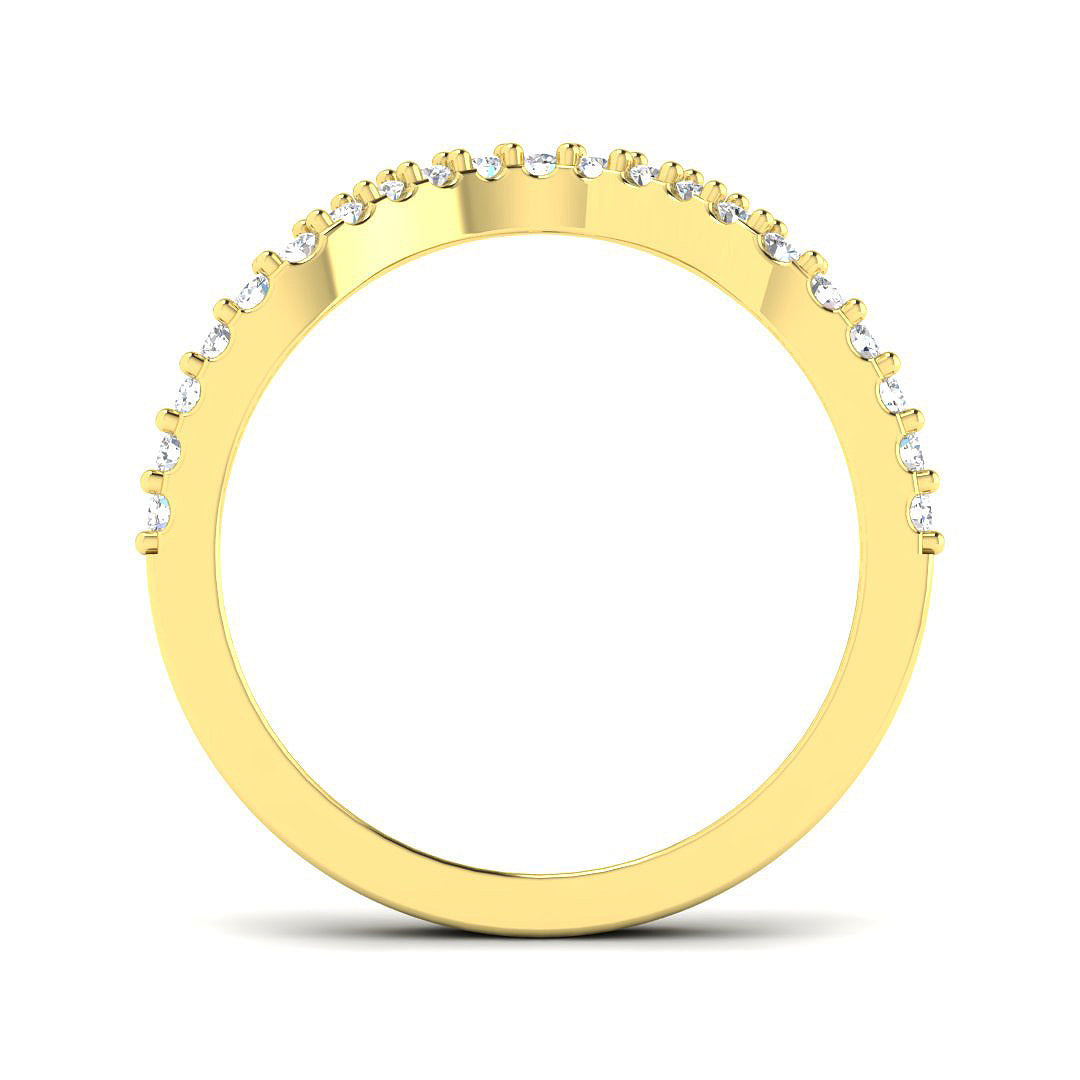 9ct Yellow Gold 0.29ct G SI2 Diamond Ring
