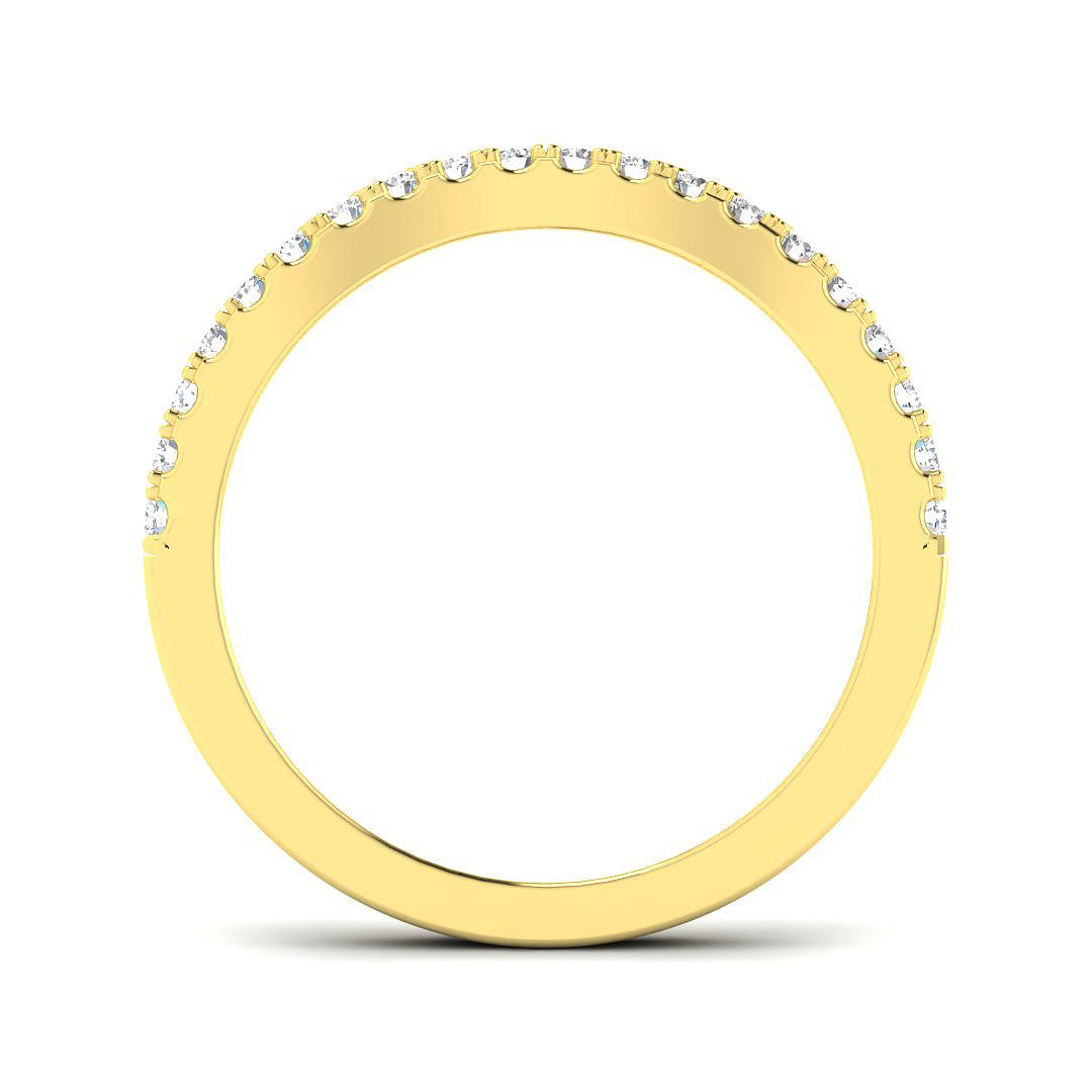 9ct Yellow Gold 0.27ct G SI2 Diamond Ring