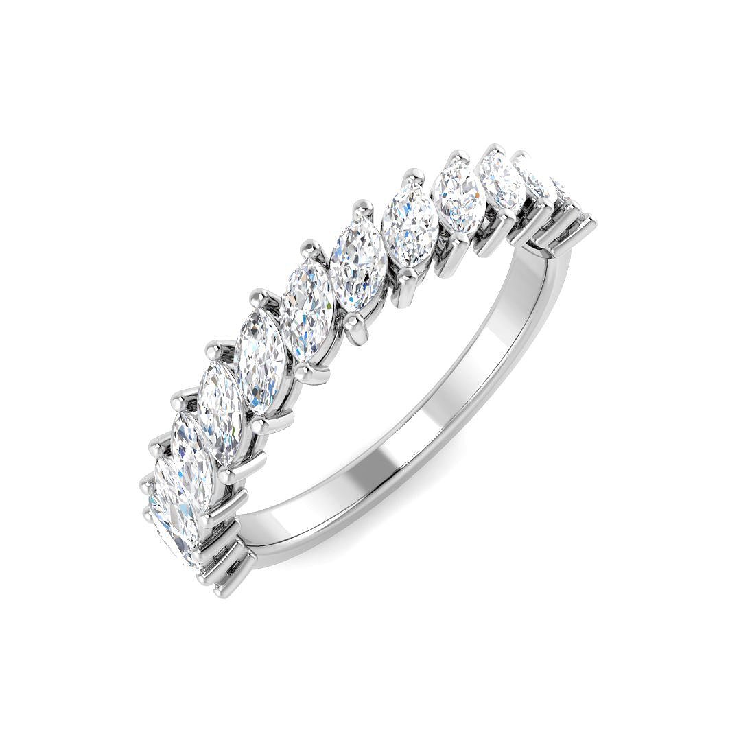 9ct White Gold 0.92ct Laboratory Grown CVD Ring