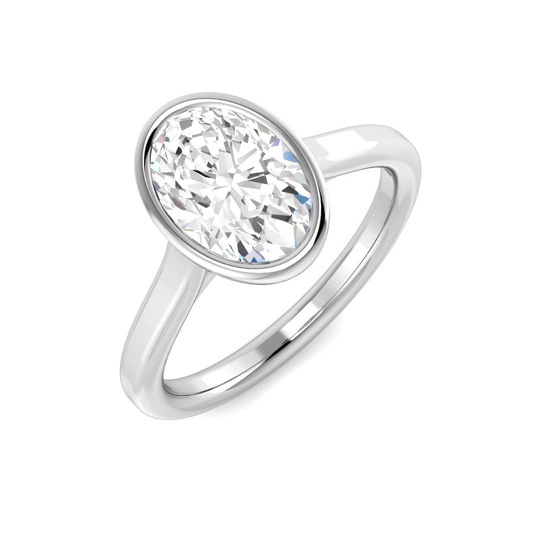 9ct White Gold 1.50ct D VS2 Laboratory Grown CVD Ring