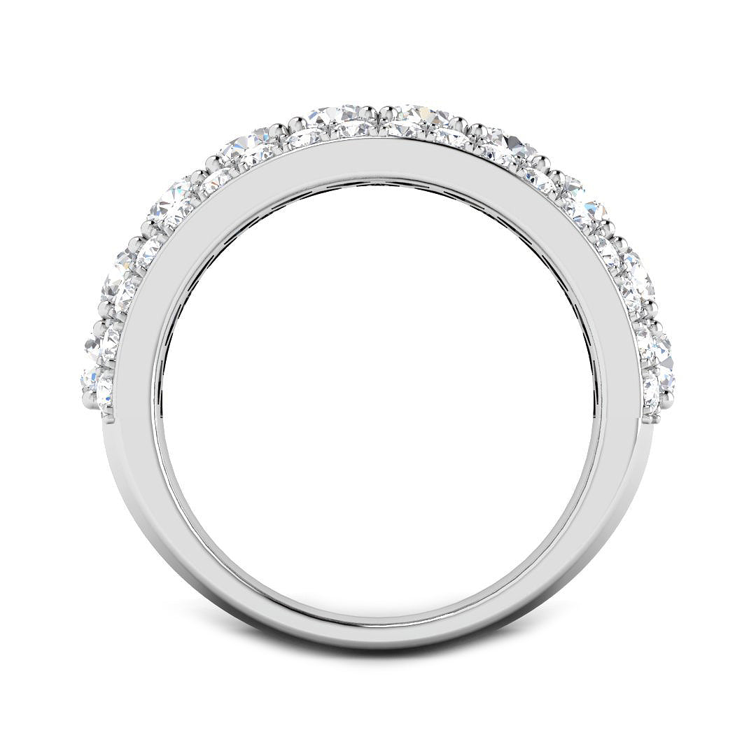9ct White Gold 2.73ct Laboratory Grown CVD Ring