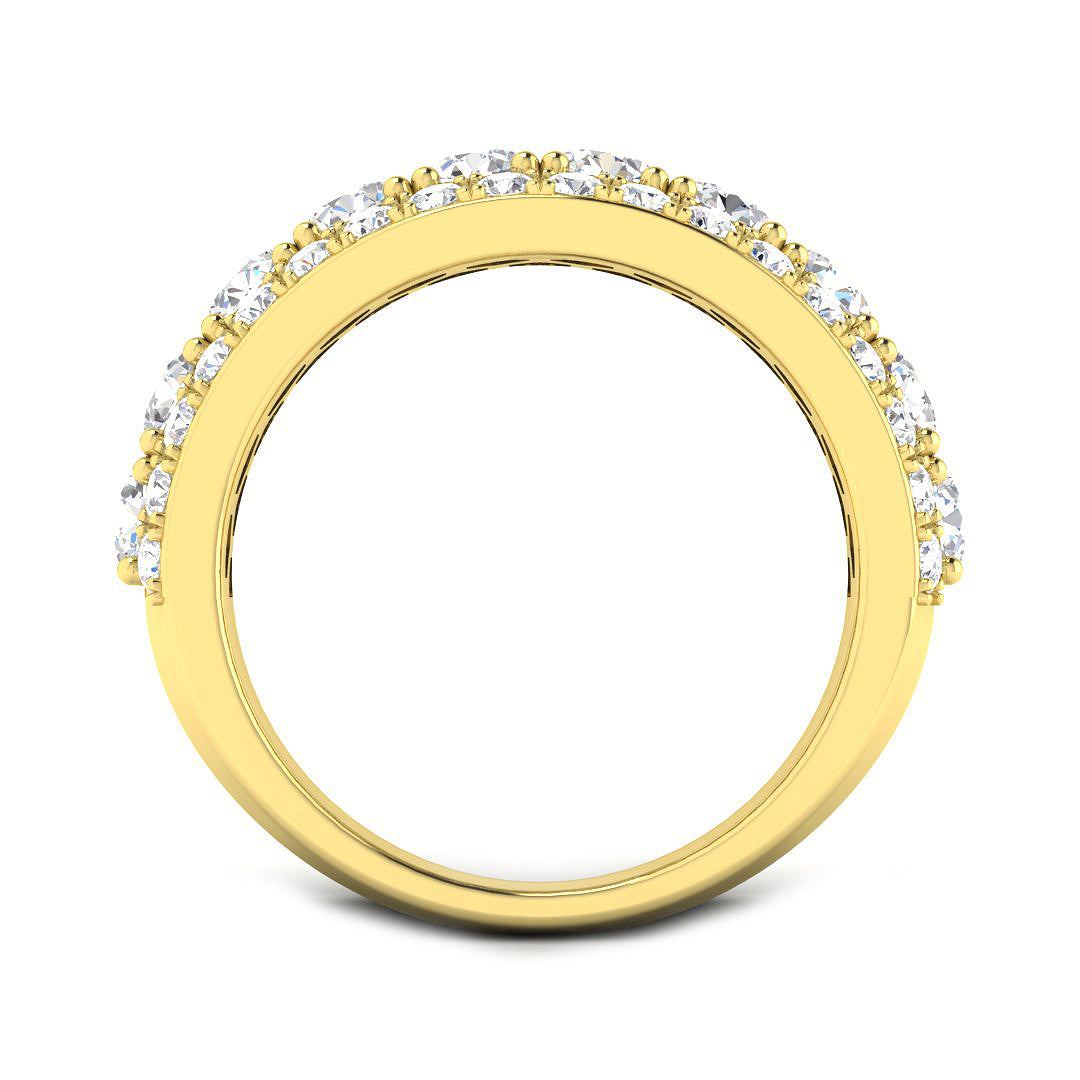 9ct Yellow Gold 2.73ct Laboratory Grown CVD Ring