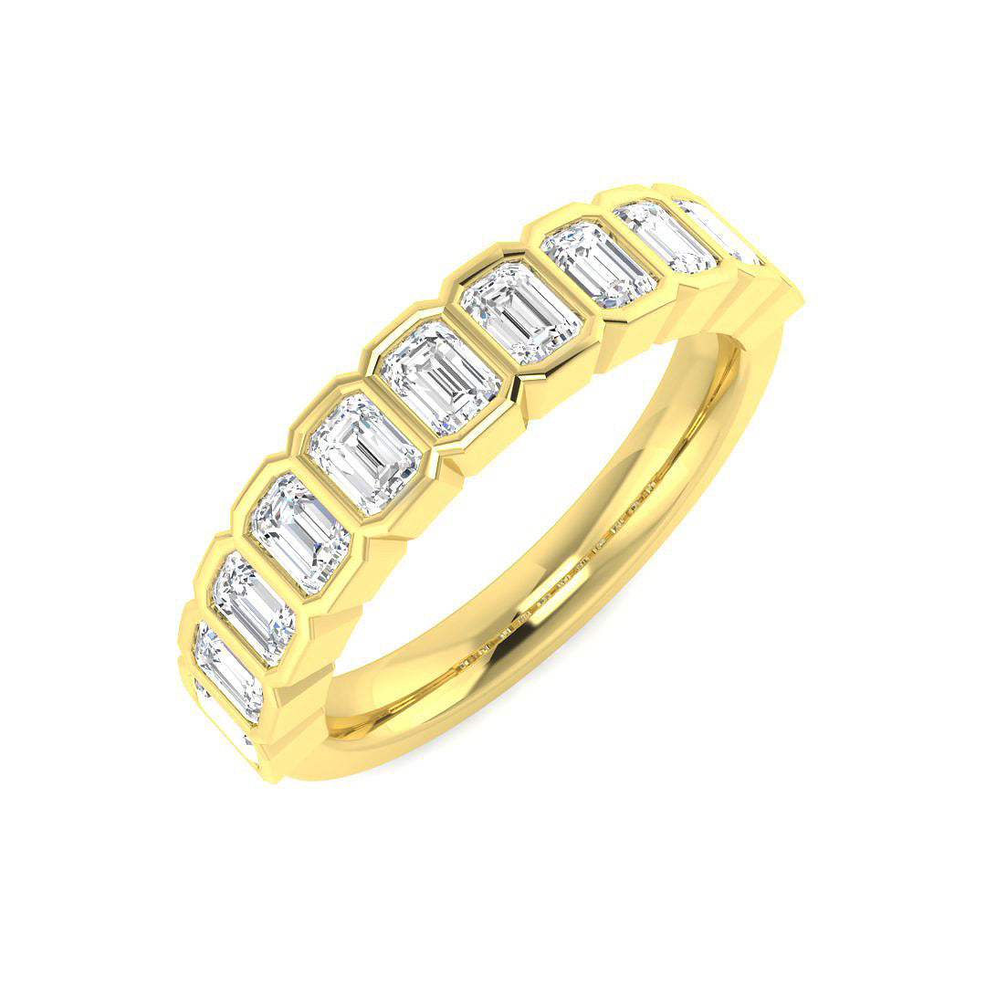 9ct Yellow Gold 1.06ct Laboratory Grown CVD Ring