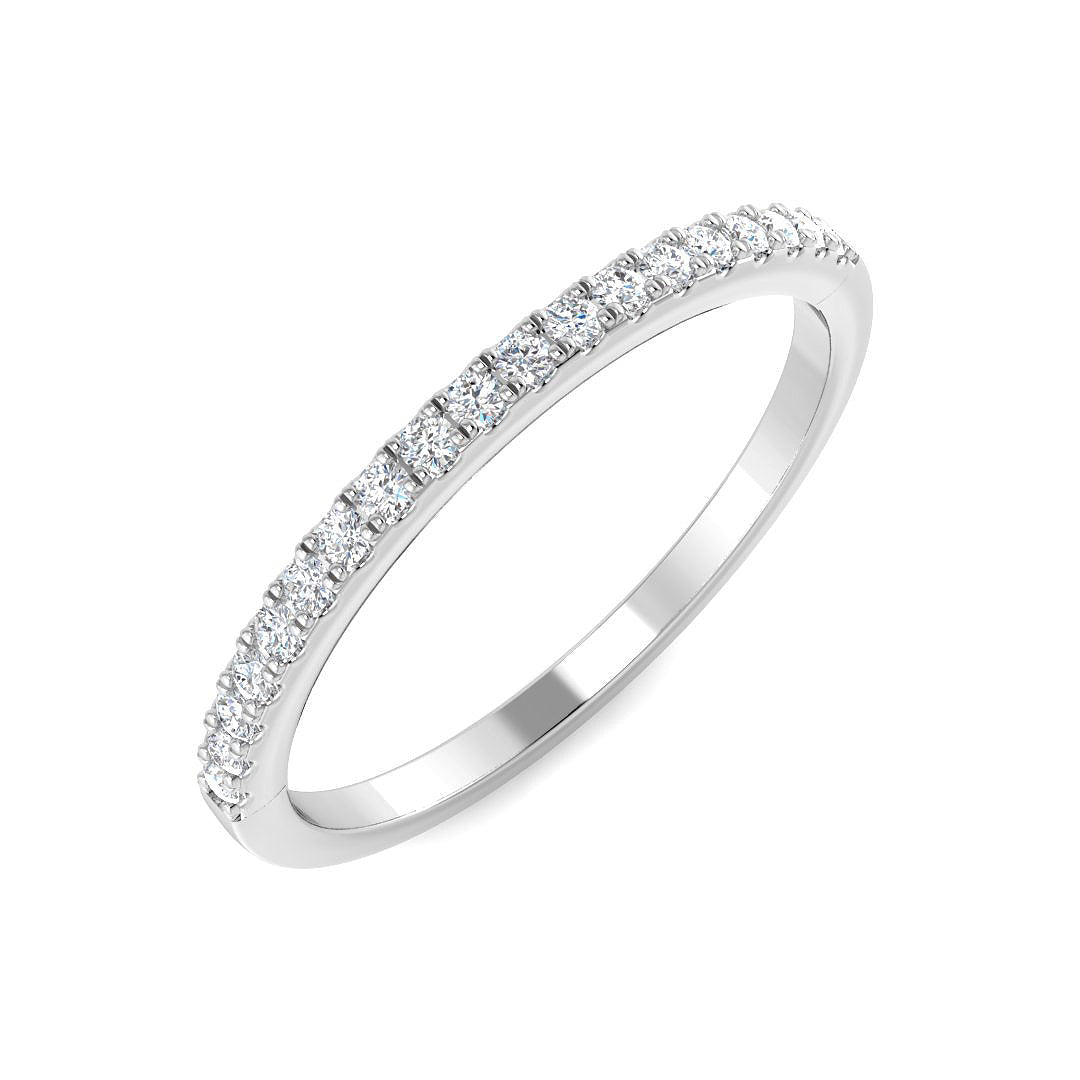 9ct White Gold 0.25ct G SI2 Diamond Ring