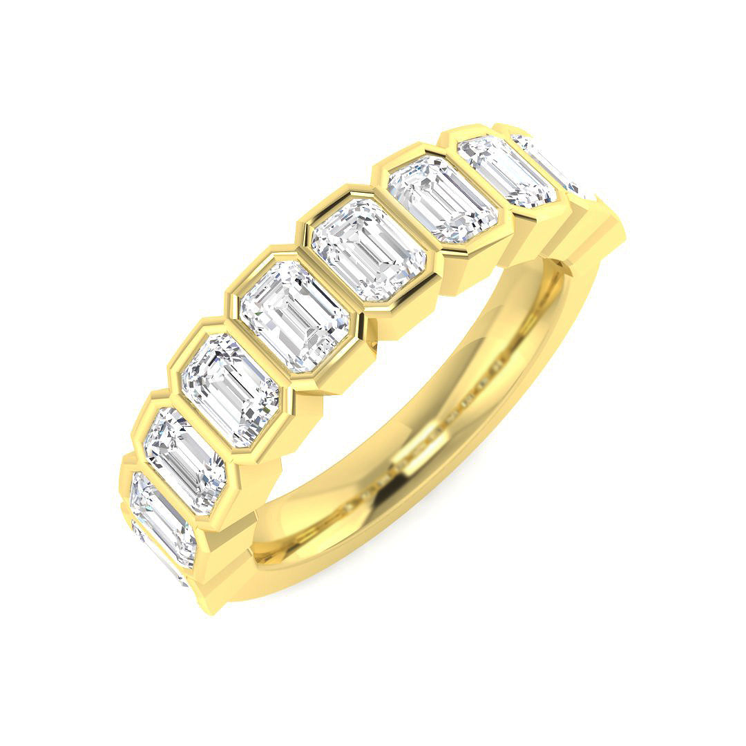 9ct Yellow Gold 2.08ct Laboratory Grown CVD Ring