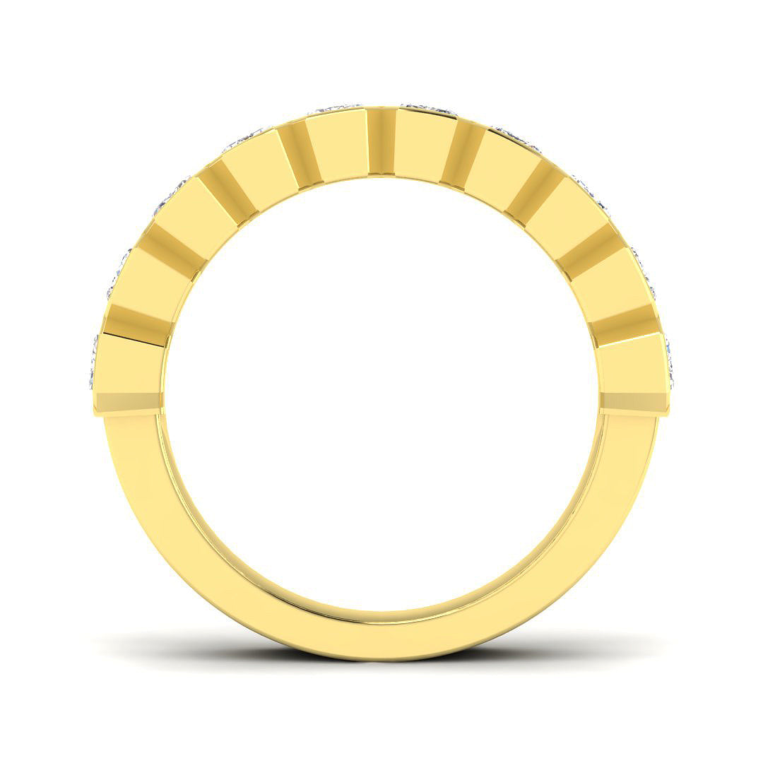 9ct Yellow Gold 2.08ct Laboratory Grown CVD Ring