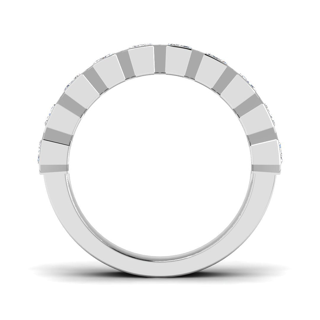 9ct White Gold 2.08ct Laboratory Grown CVD Ring