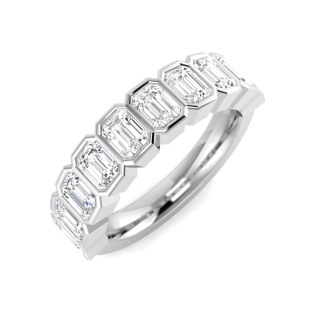 Platinum 2.08ct Laboratory Grown CVD Ring