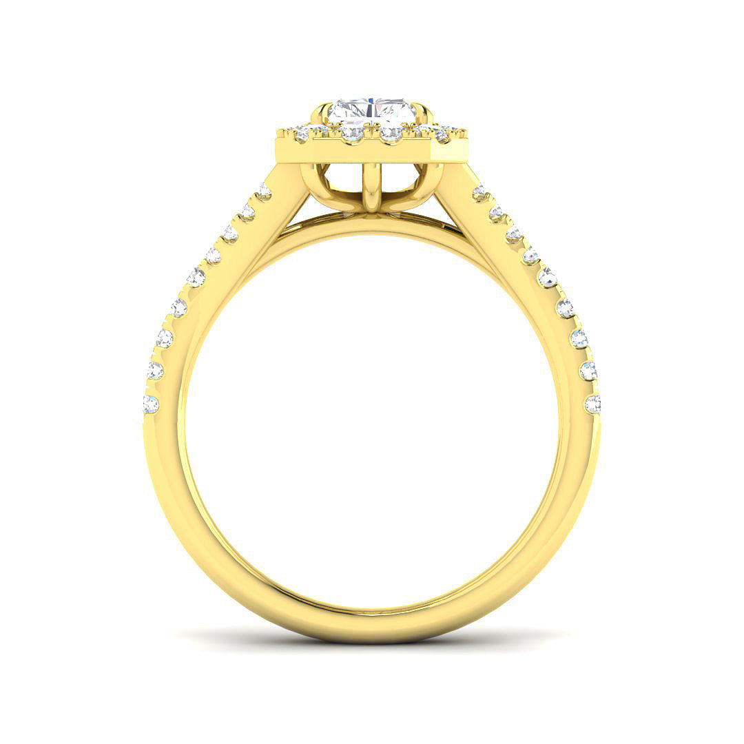 18ct Yellow Gold 1.53ct D VS2 Laboratory Grown CVD Ring