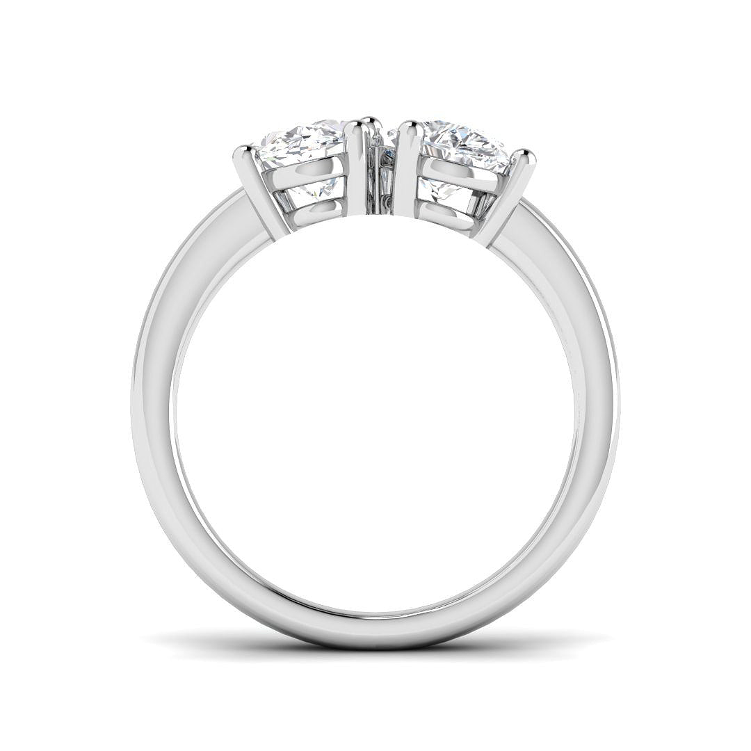 9ct White Gold 2.07ct E VS2 Laboratory Grown CVD Ring